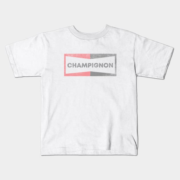 CHAMPIGNON BRAD PITT Kids T-Shirt by mryetee